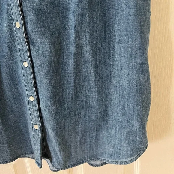 J. McLaughlin 💙 Erika Linen-blend blouse, amazing condition, size: M - Picture 7 of 16